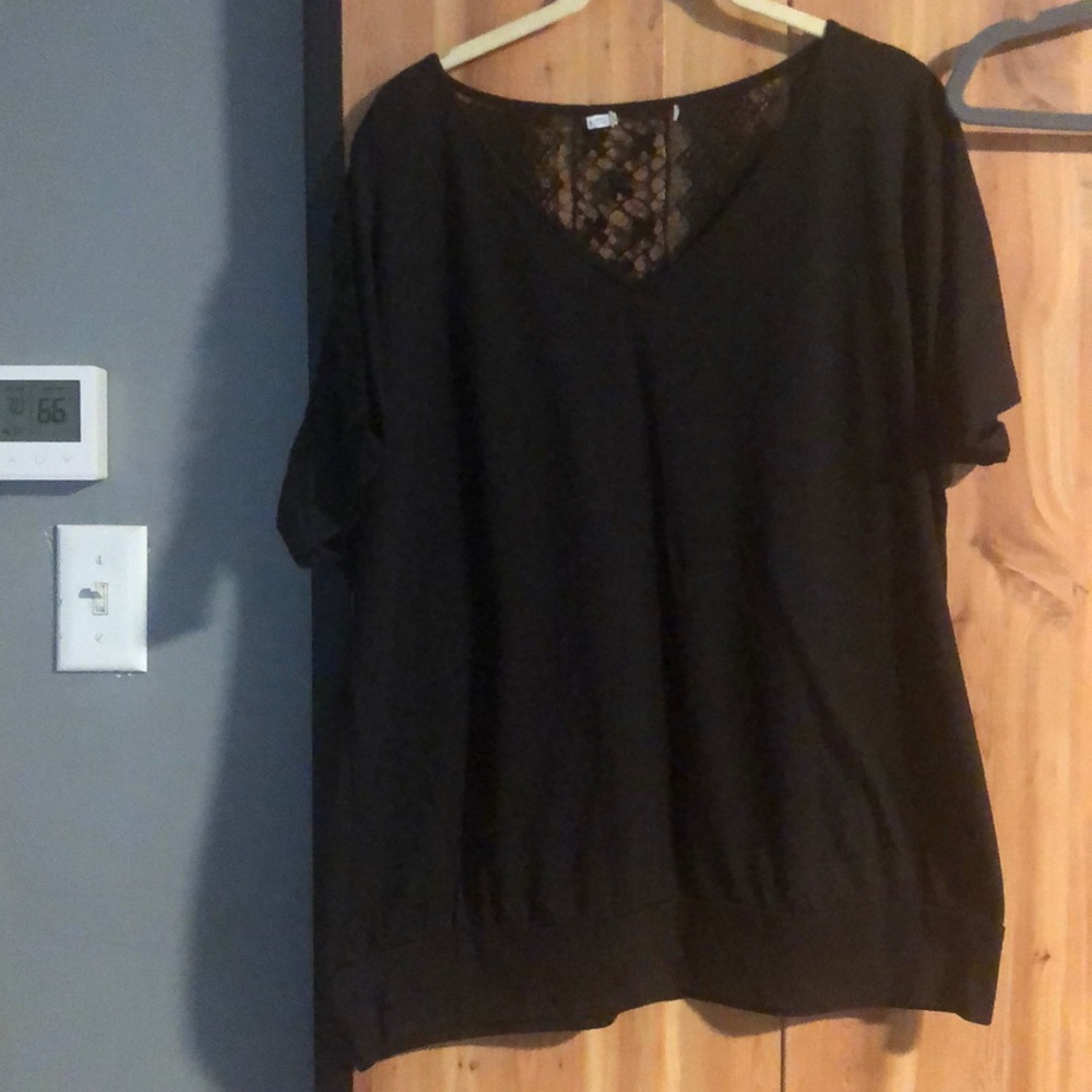 Lace back t-shirt